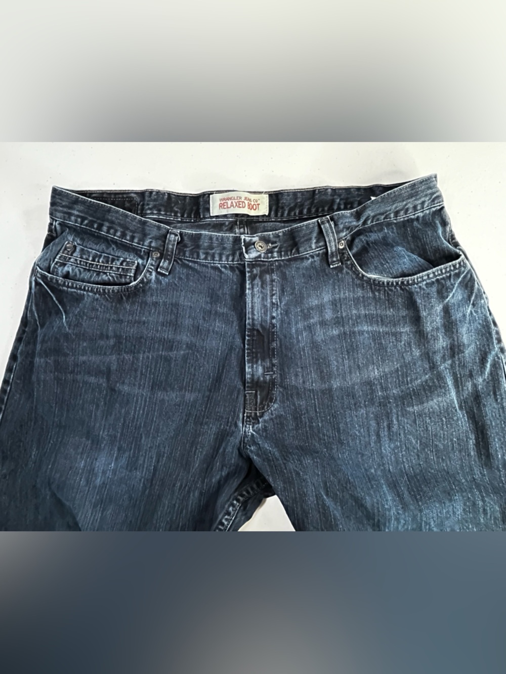 Wrangler Men’s Relaxed Boot Jeans - Wash Blue. 40 X 30, - Picture 7 of 13